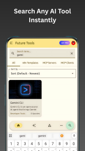 اسکرین شات 6 برنامه Future Tools: AI Hub & Agents