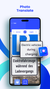 اسکرین شات 4 برنامه AI Cam Translate: Text, Voice