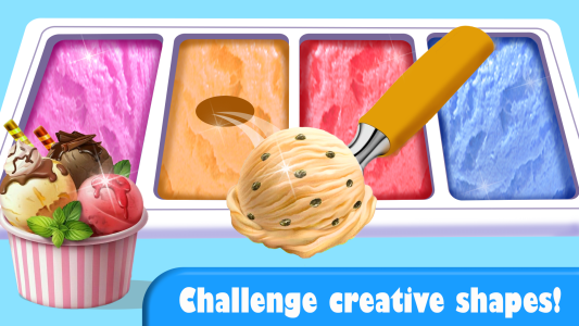 اسکرین شات 2 بازی Ice Cream Roll Maker DIY Game