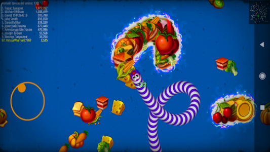 اسکرین شات 6 بازی Snake Zone : Worm Mate Cacing io