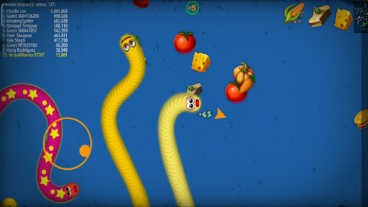 اسکرین شات 1 بازی Snake Zone : Worm Mate Cacing io