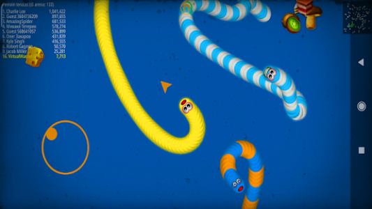 اسکرین شات 4 بازی Snake Zone : Worm Mate Cacing io