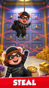 اسکرین شات 5 بازی Piggy GO - Clash of Coin