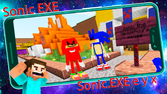 اسکرین شات 2 برنامه Sonic EXE Horror Minecraft Mod
