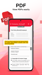 اسکرین شات 2 برنامه All Document Reader:PDF Viewer