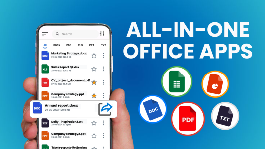 اسکرین شات 1 برنامه Docx Reader & Word Office
