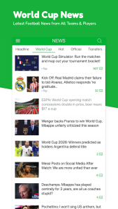 اسکرین شات 1 برنامه All Football - News & Scores