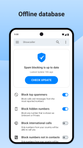 اسکرین شات 6 برنامه Showcaller: Caller ID & Block