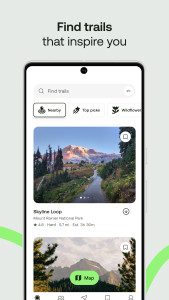 اسکرین شات 2 برنامه AllTrails: Hike, Bike & Run