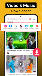 اسکرین شات 1 برنامه Video Downloader - VDownloader