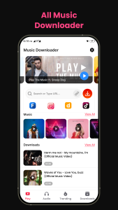 اسکرین شات 1 برنامه Music Downloader - Mp3 Songs