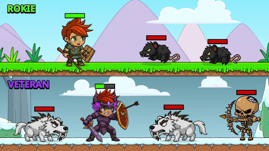اسکرین شات 2 بازی Knight Hero Adventure idle RPG