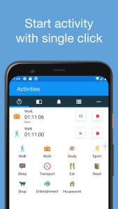اسکرین شات 1 برنامه aTimeLogger - Time Tracker