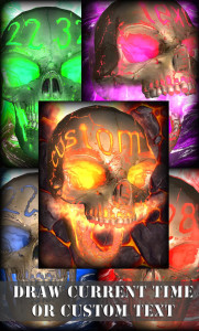 اسکرین شات 5 برنامه Skull wallpaper