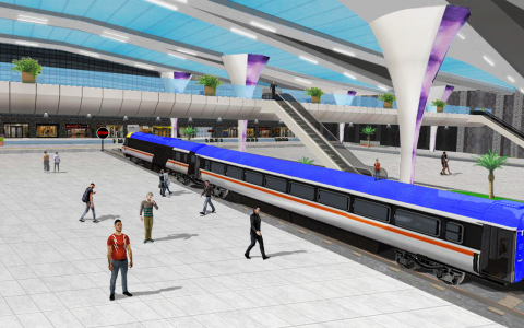 اسکرین شات 3 برنامه City Train Driver Simulator