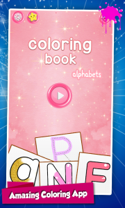 اسکرین شات 1 برنامه Alphabets Coloring book