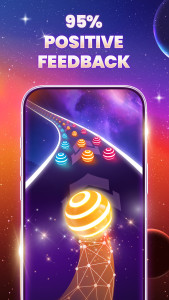 اسکرین شات 4 بازی Dancing Road Color Balls Match
