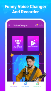 اسکرین شات 1 برنامه Voice Changer - Sound Effects