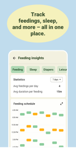اسکرین شات 2 برنامه Baby tracker - feeding, sleep