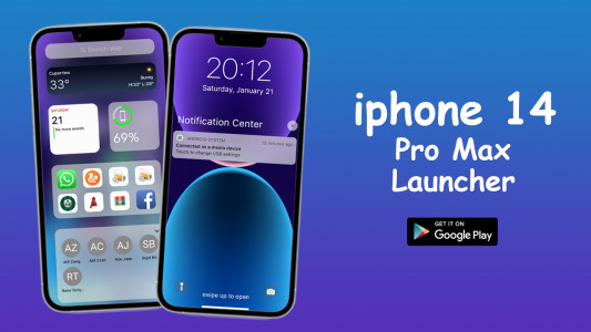 اسکرین شات 3 برنامه iphone 14 pro max launcher