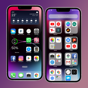 اسکرین شات 5 برنامه iphone 14 pro max launcher