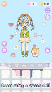 اسکرین شات 1 بازی DIY Anime Doll: Dress Up Game