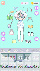 اسکرین شات 8 بازی DIY Anime Doll: Dress Up Game