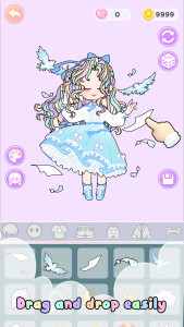 اسکرین شات 2 بازی DIY Anime Doll: Dress Up Game