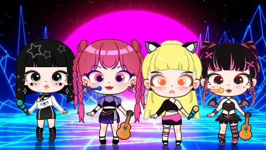اسکرین شات 2 بازی Chibi Doll Salon: Dressup Game