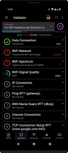 اسکرین شات 1 برنامه analiti - Speed & WiFi