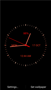 اسکرین شات 7 برنامه Analog Clock Live Wallpaper