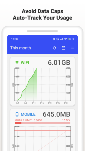 اسکرین شات 1 برنامه Data Usage Monitor