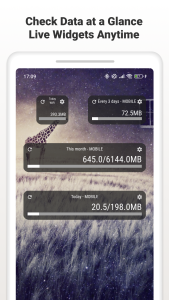 اسکرین شات 3 برنامه Data Usage Monitor