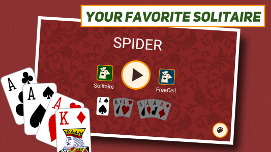 اسکرین شات 1 بازی Spider Solitaire: Classic