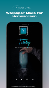 اسکرین شات 1 برنامه Amoledpix: 4K Amoled Wallpaper