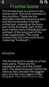 اسکرین شات 5 برنامه Osseous System in 3D (Anatomy)