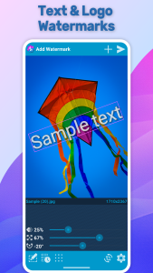 اسکرین شات 1 برنامه Add Watermark