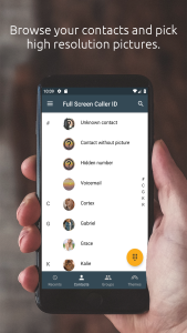 اسکرین شات 2 برنامه Full Screen Caller ID
