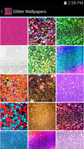 اسکرین شات 2 برنامه Glitter Wallpapers