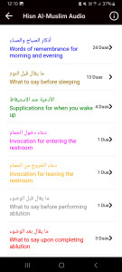 اسکرین شات 6 برنامه Ruqyah Shariah Full MP3