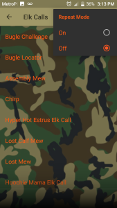 اسکرین شات 7 برنامه Elk Hunting Calls
