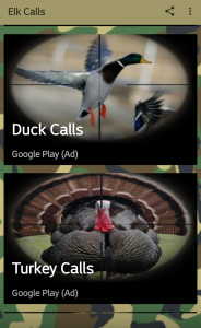 اسکرین شات 2 برنامه Elk Hunting Calls
