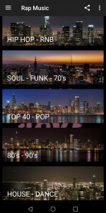 اسکرین شات 2 برنامه Rap music radio