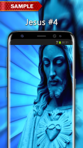 اسکرین شات 5 برنامه Jesus Wallpapers