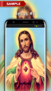 اسکرین شات 2 برنامه Jesus Wallpapers