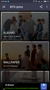 اسکرین شات 2 برنامه BTS Lyrics (Offline)