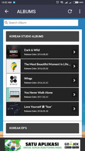 اسکرین شات 3 برنامه BTS Lyrics (Offline)