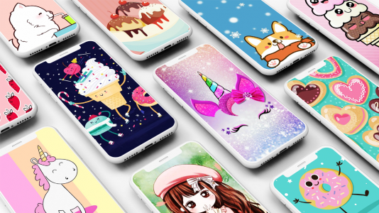 اسکرین شات 1 برنامه Kawaii Wallpaper