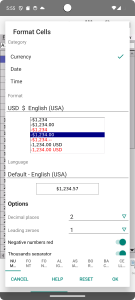 اسکرین شات 5 برنامه AndrOpen Office