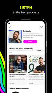 اسکرین شات 7 برنامه Anghami: Play music & Podcasts